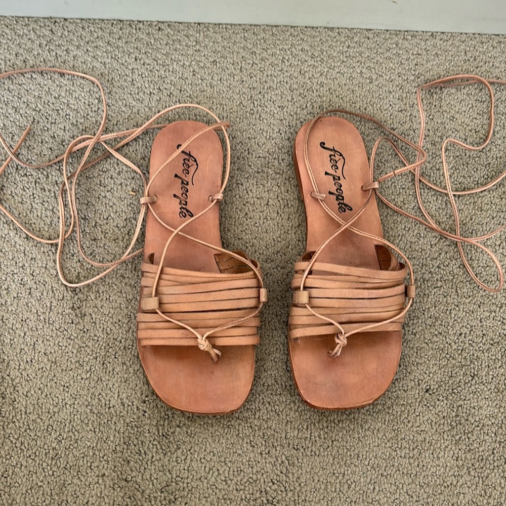 Free People Ankle Lace Up Sandal
